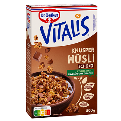 Vitalis Knuspermüsli Schoko Testprodukt-Abbildung