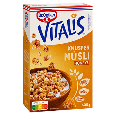 Vitalis Knuspermüsli Honeys Testprodukt-Abbildung
