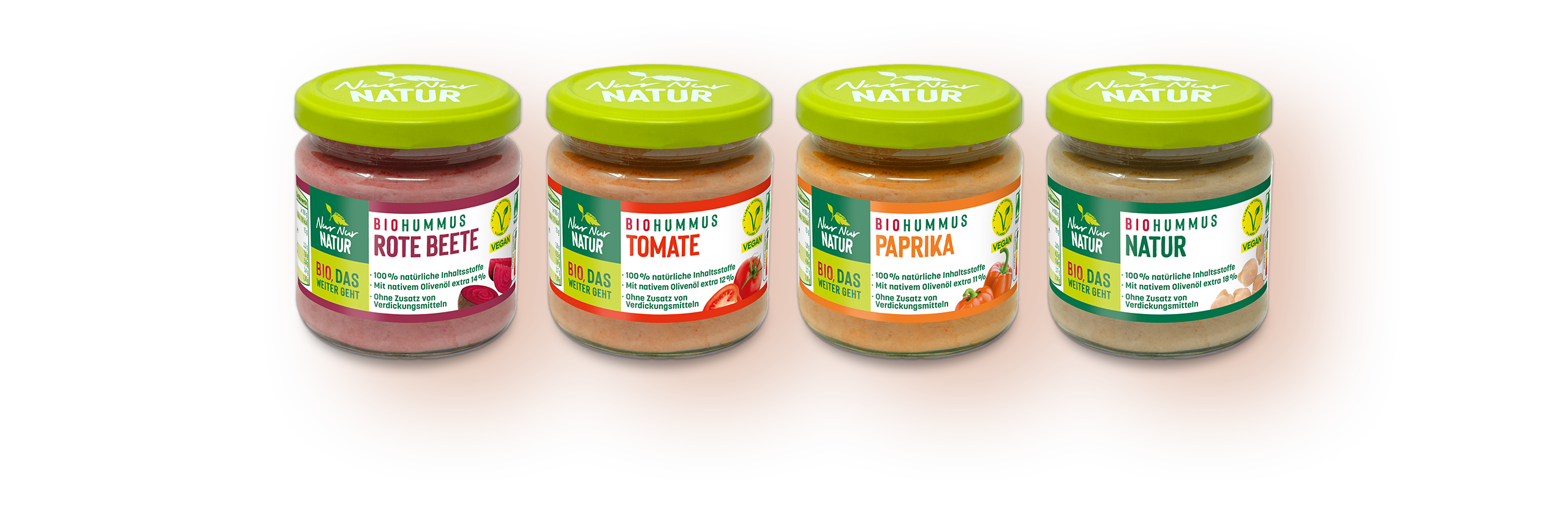 NurNurNatur MMUS Natur / Paprika / Rote Beete / Tomate - GRATIS TESTEN dank GELD-ZURÜCK-AKTION
